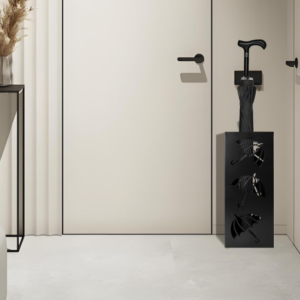 Modern Minimalist Black Square Umbrella Stand